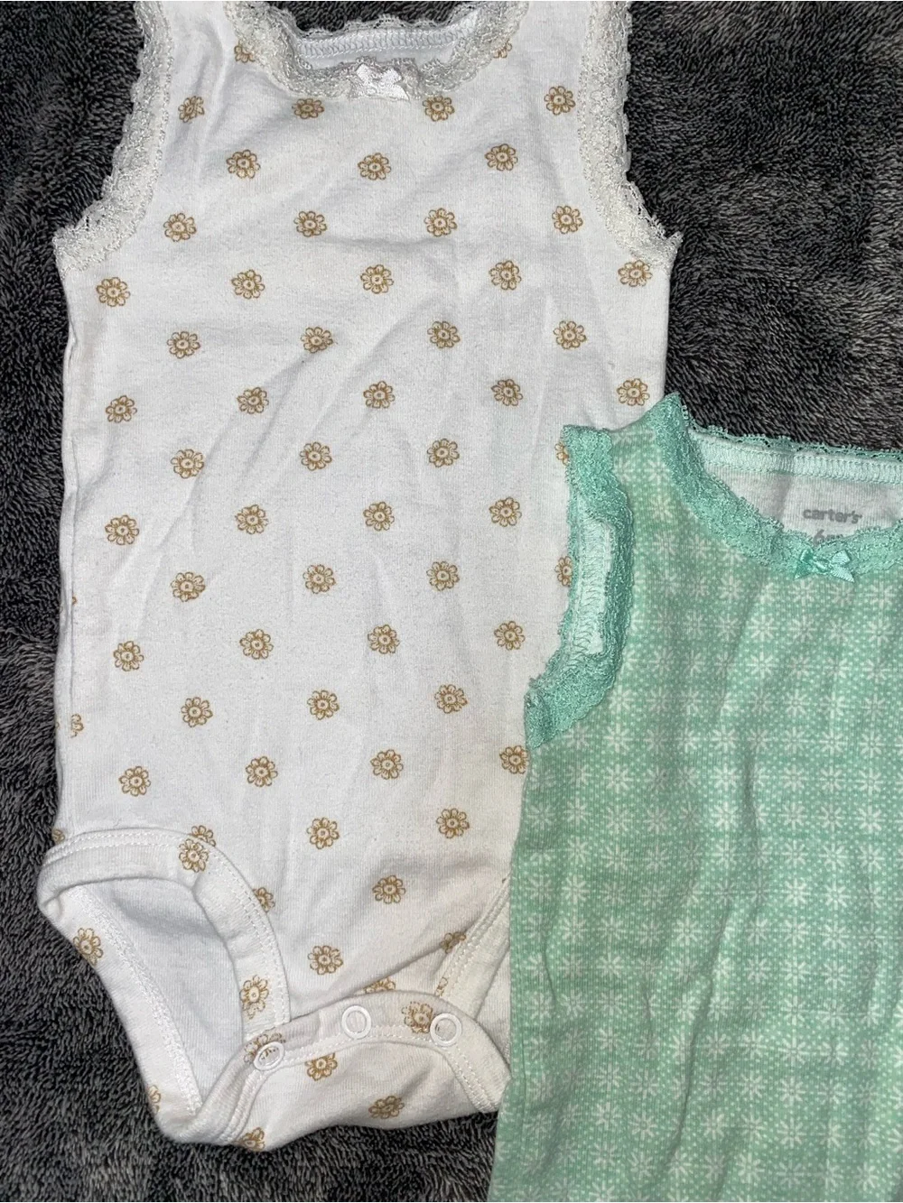 Baby Girl Tank Top Onesies | 4-Pack | Size 6 Months